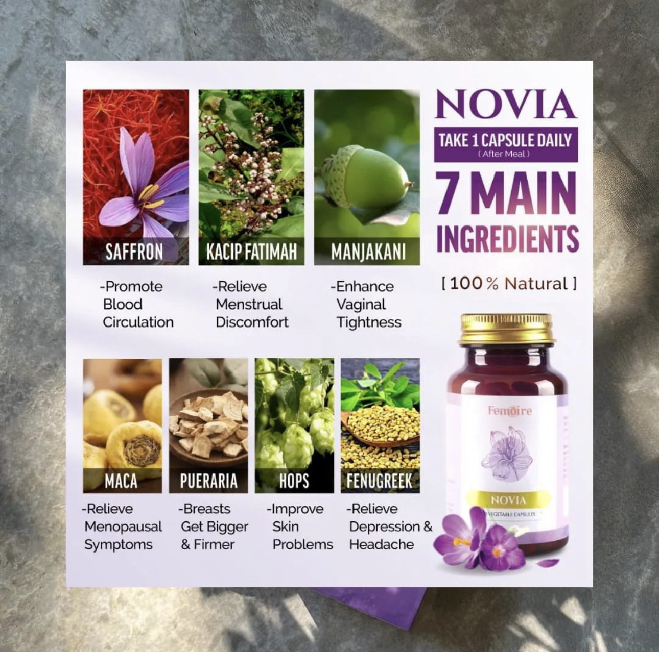 NOVIA Ingredients