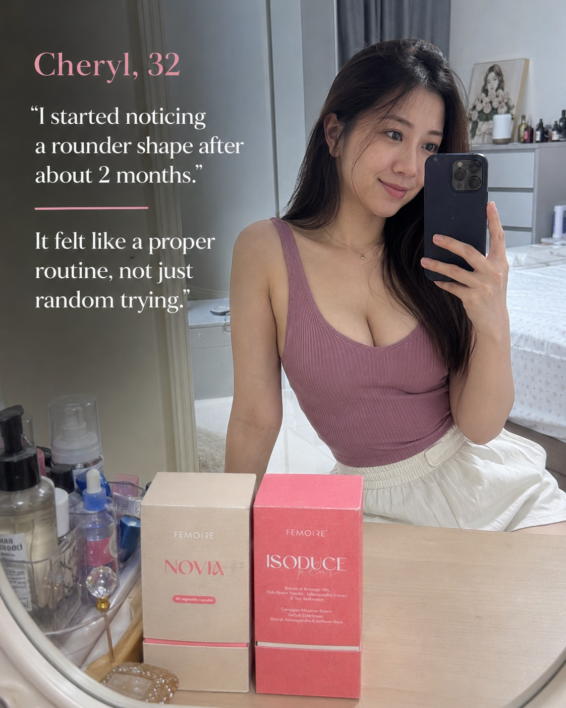 Customer with Novia and Isoduce Plus 2