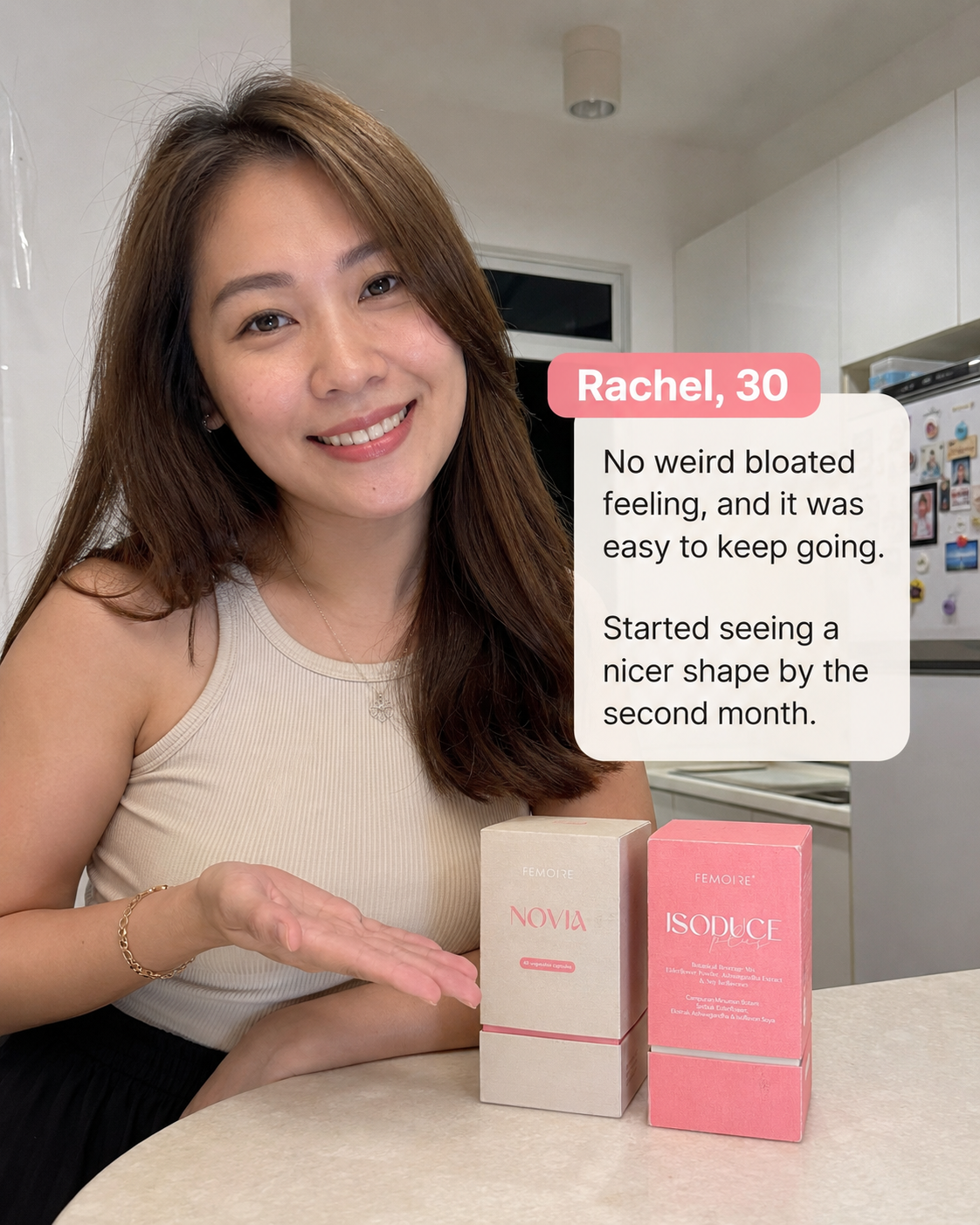 Customer with Novia and Isoduce Plus 5