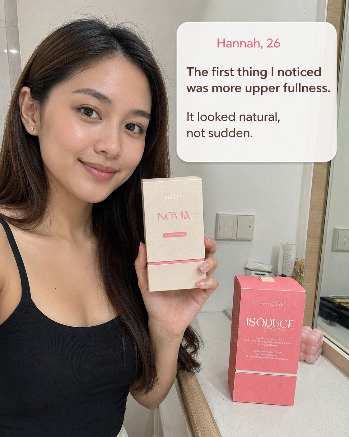 Customer with Novia and Isoduce Plus 6