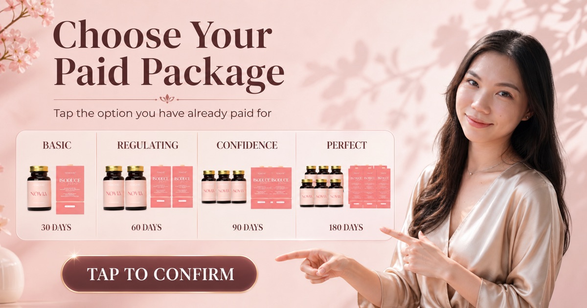 Choose your paid GemiiBeauty package: Basic, Regulating, Confidence or Perfect.