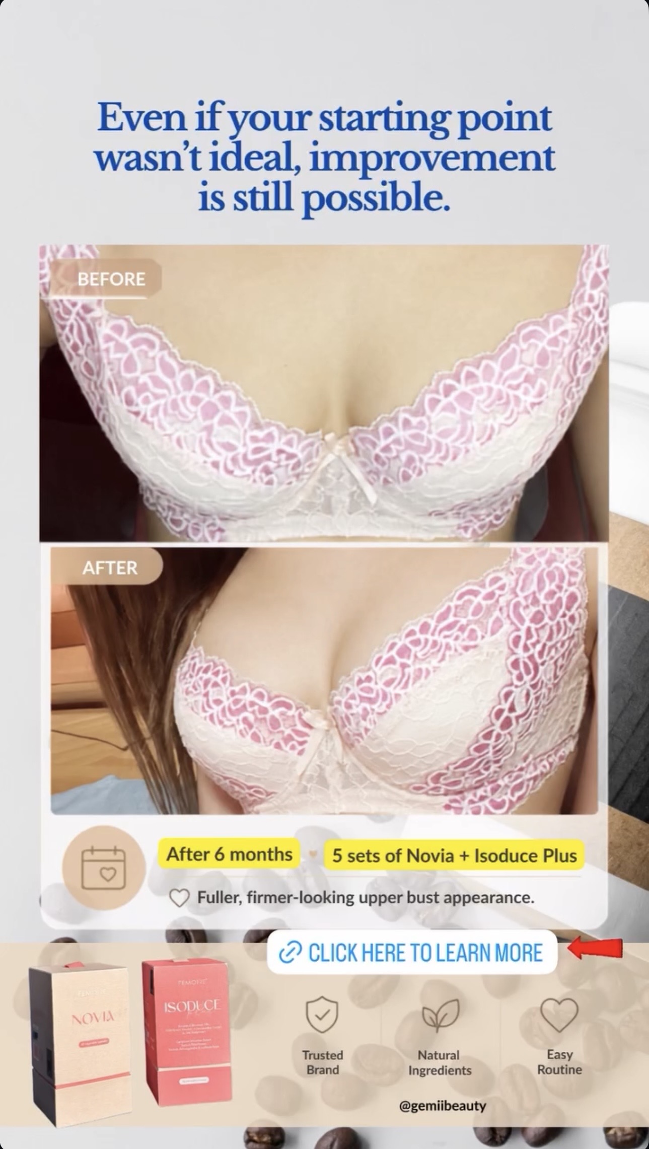 Customer story showing a different fit