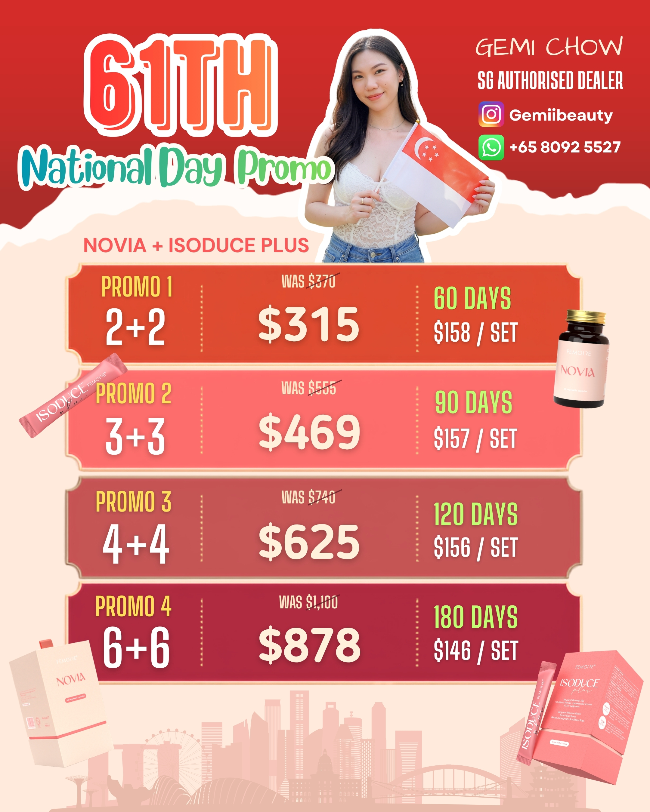 GemiiBeauty National Day Promo price list