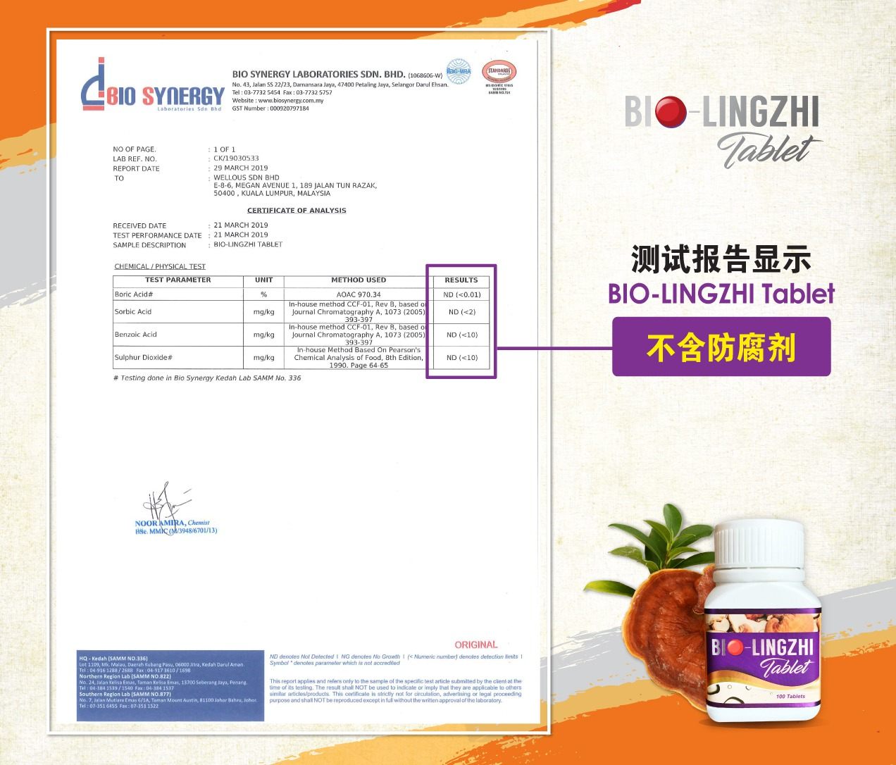 Bio靈芝王不含防腐剂