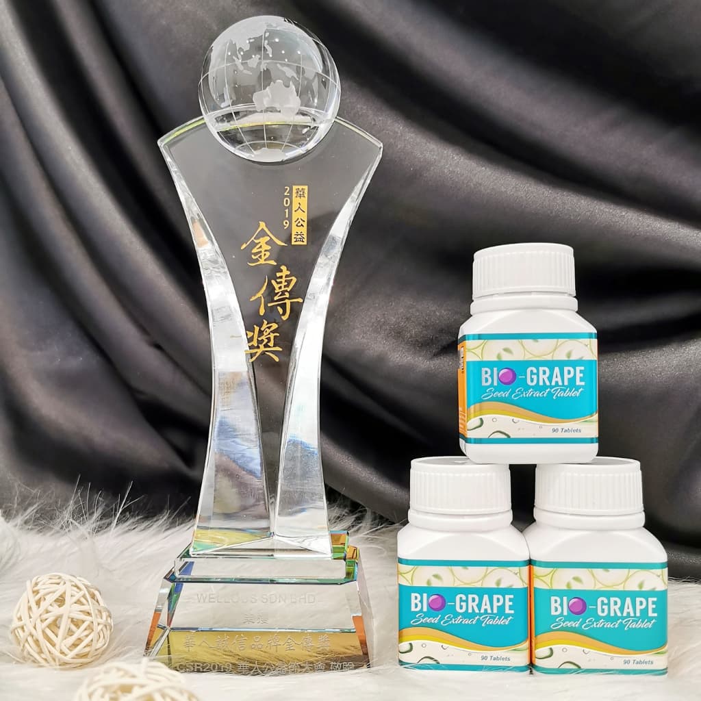 Bio葡萄籽 台灣金傳獎