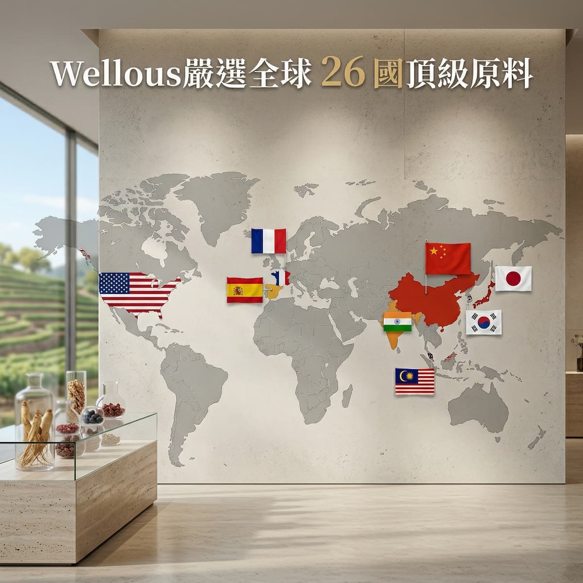 嚴選全球 26 國頂級原料