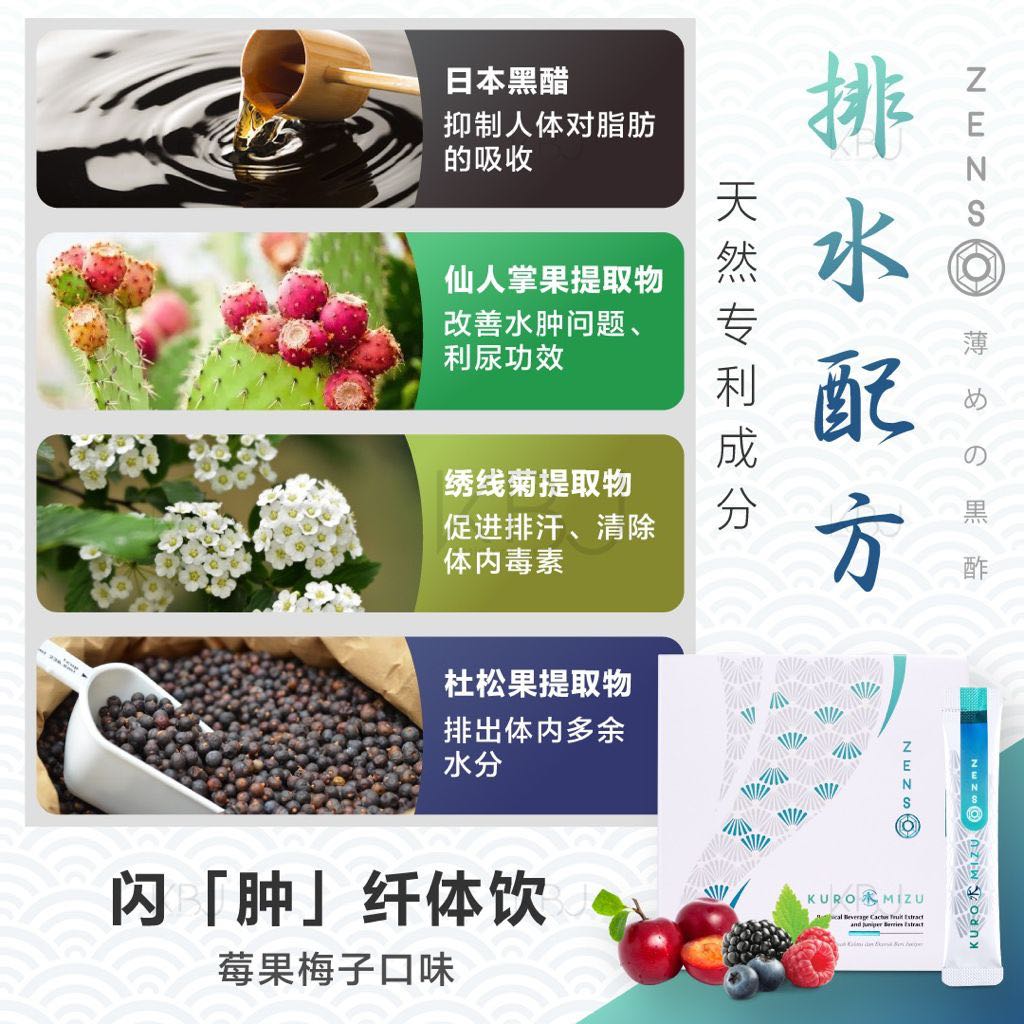 ZENSO Kuro Mizu 成分表