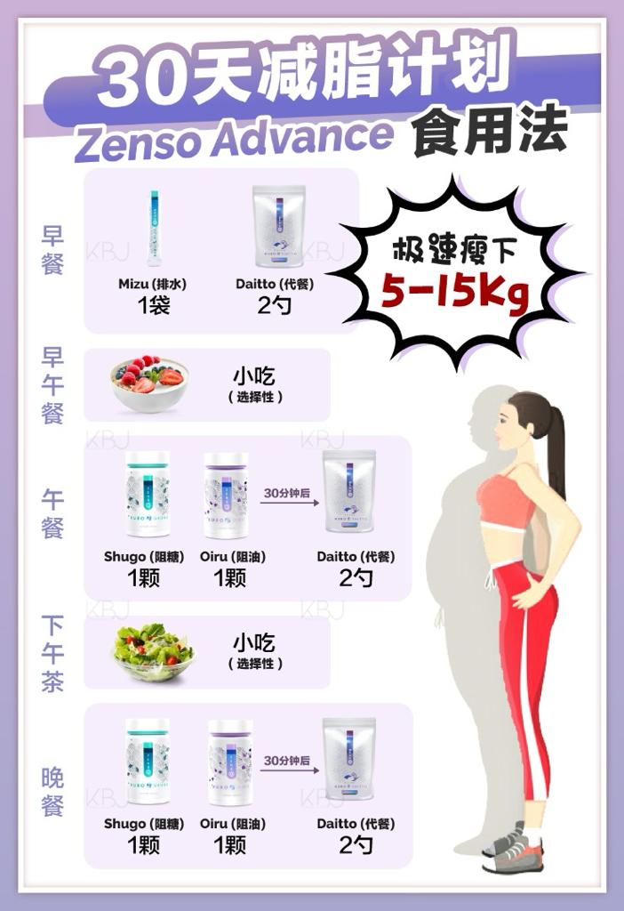 ZENSO Advance 服用方法