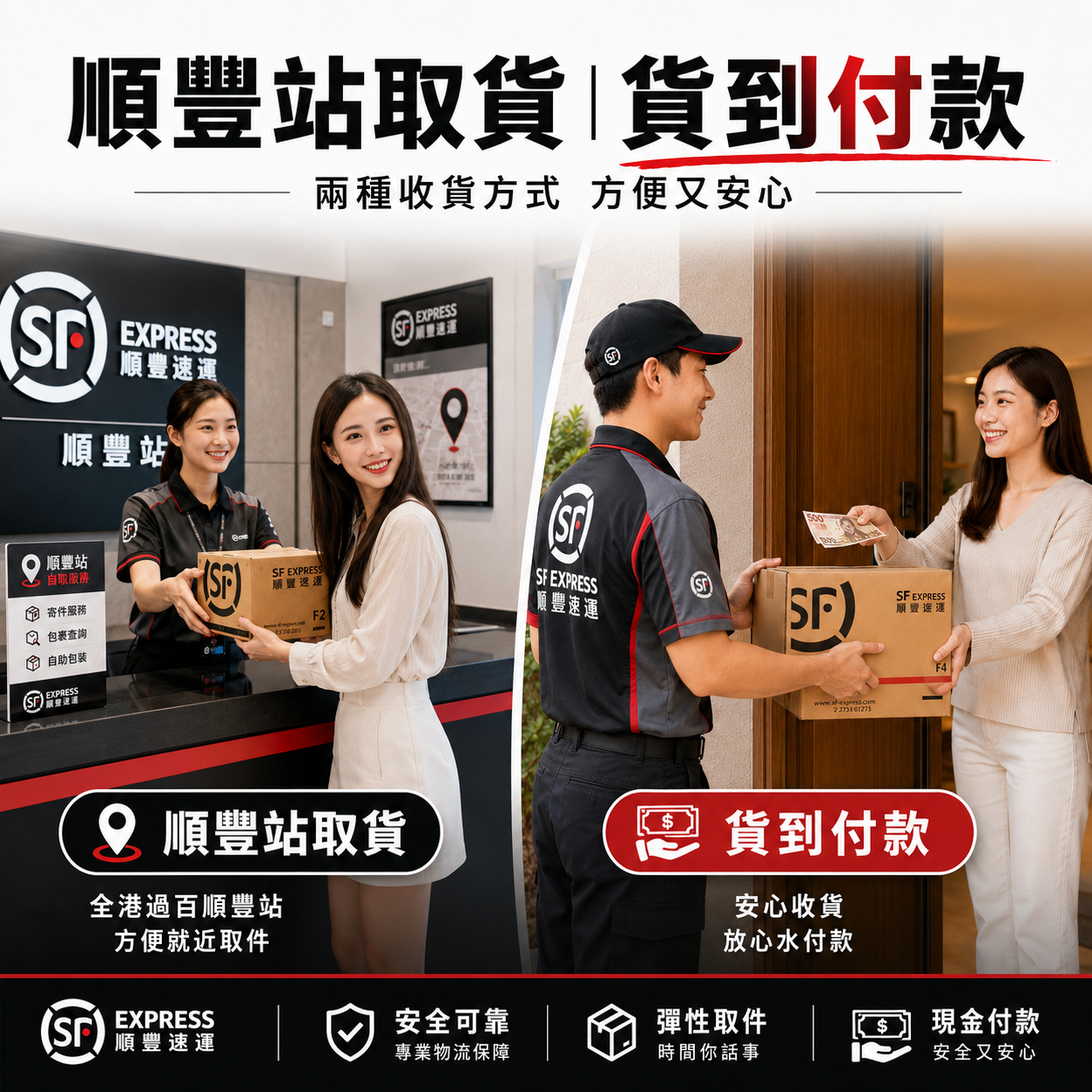 順豐站取貨 · 貨到付款