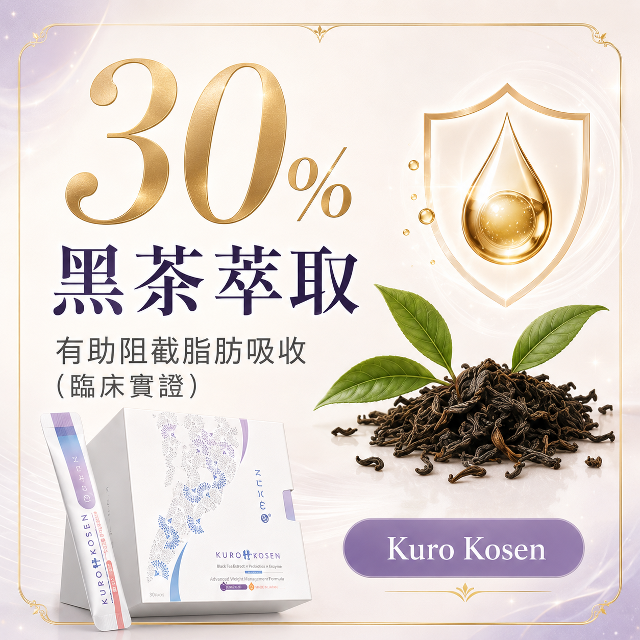 黑茶萃取臨床實證資料