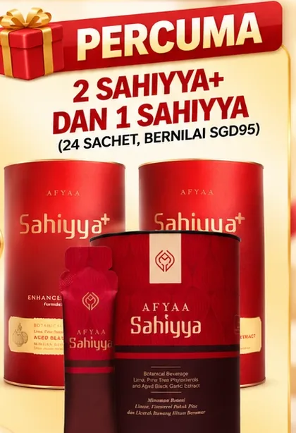 2 tin Sahiyya+ dan 1 tin Sahiyya percuma