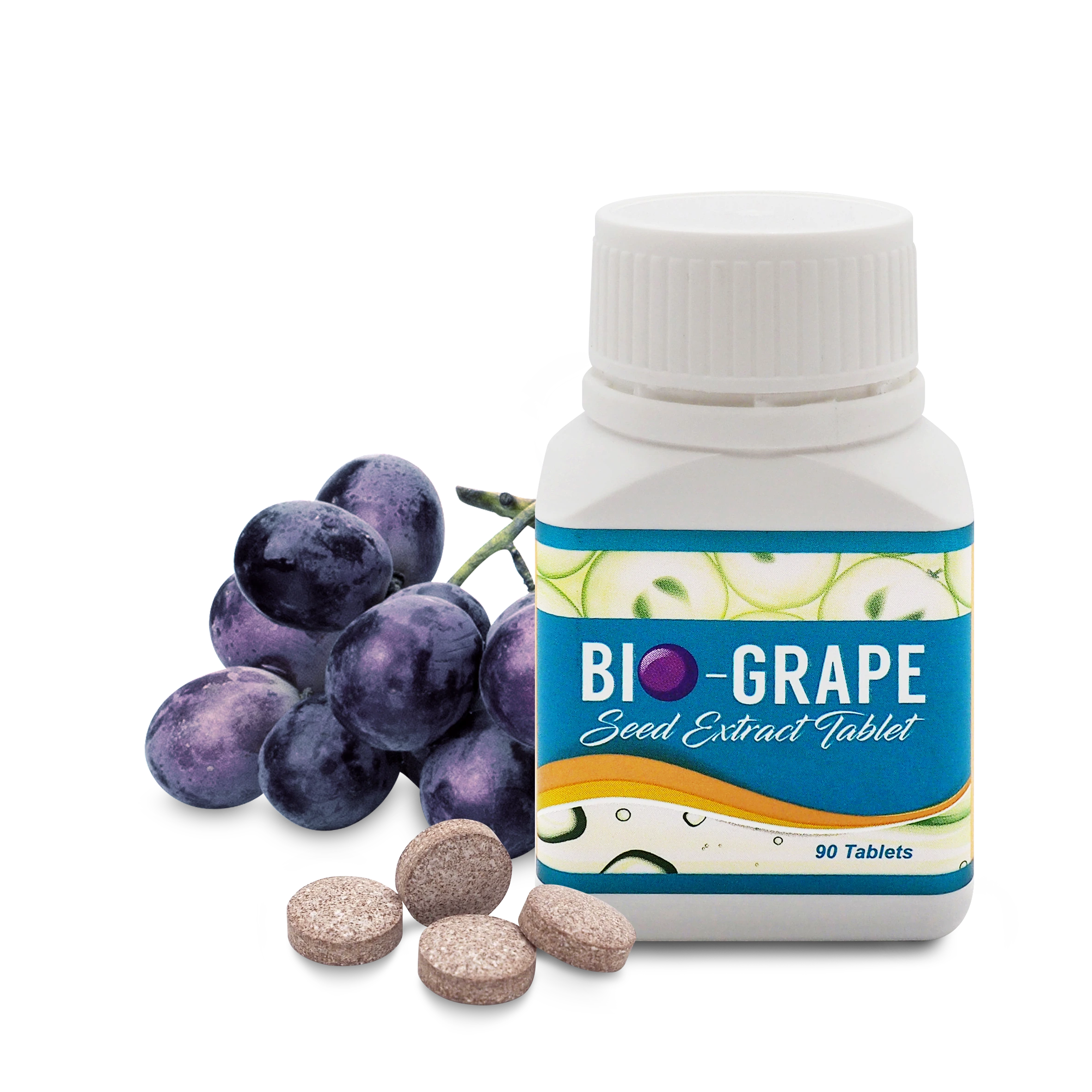 Bio葡萄籽保健品 - 法國波爾多95%原花青素OPC配方，改善血糖三高