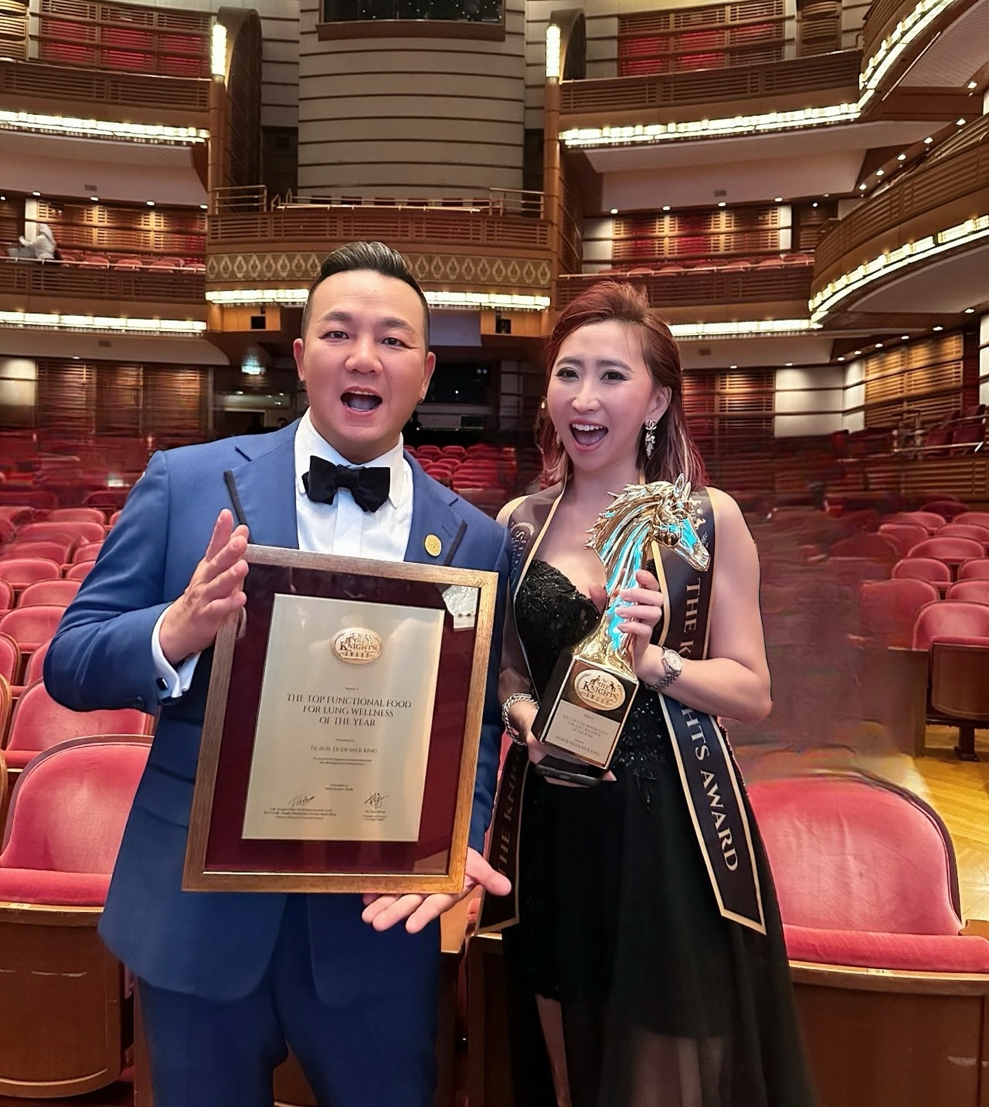 小蕾与林德荣合影 · 品牌活动