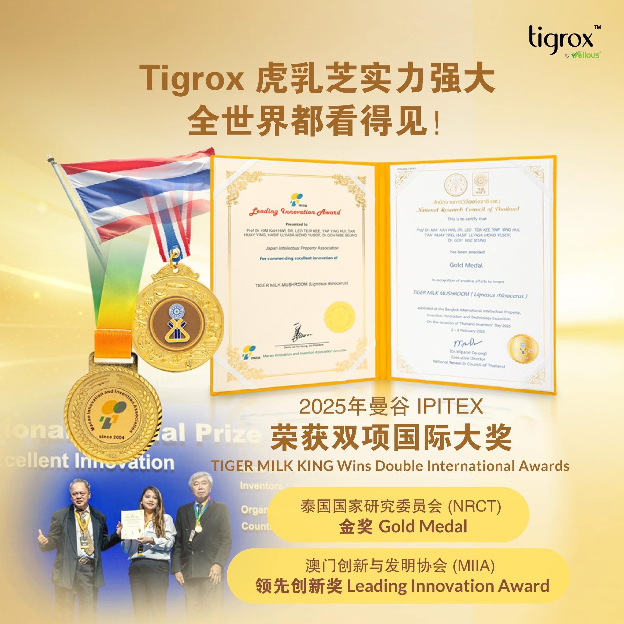 Tigrox 奖项
