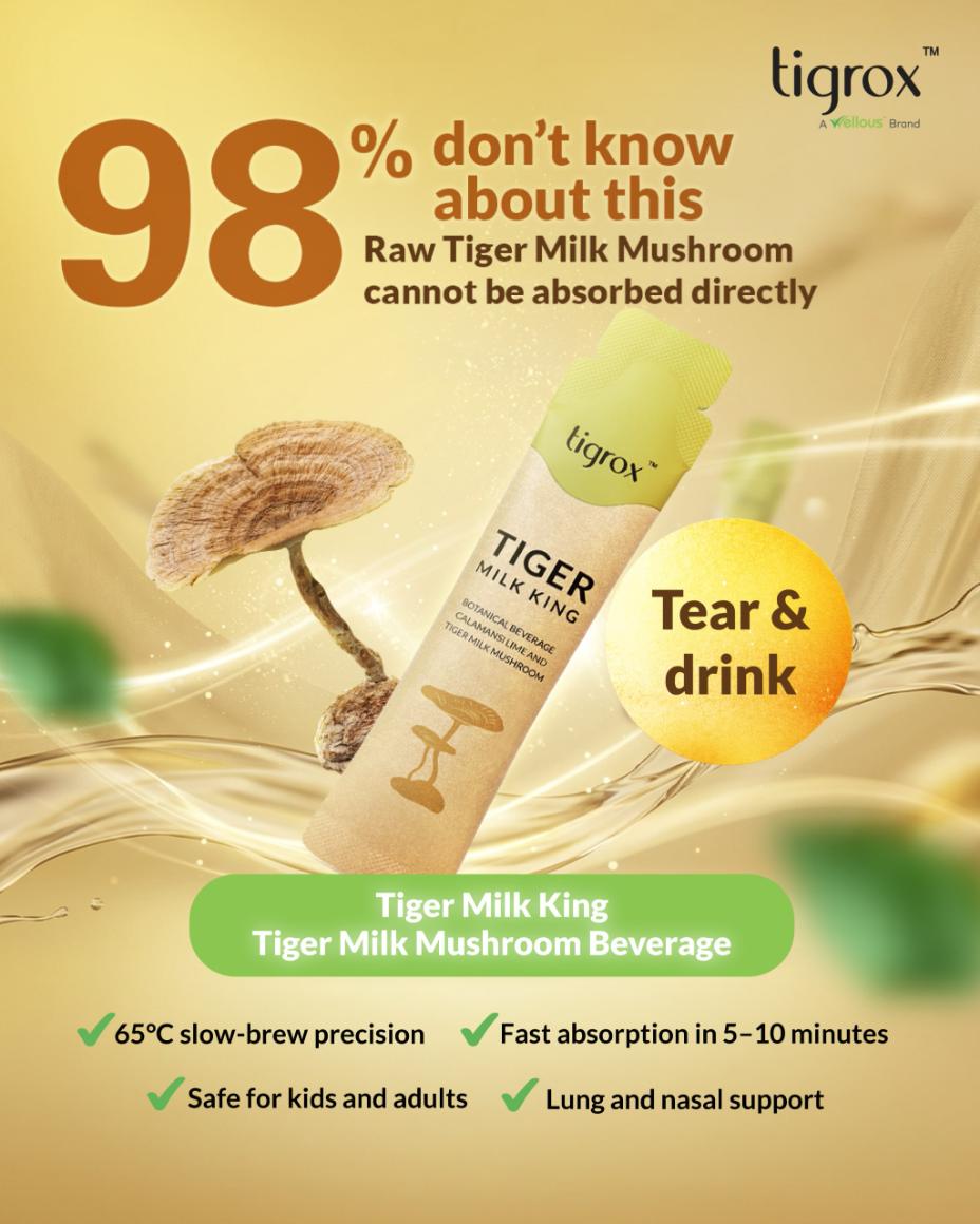 98% don't know — raw Tiger Milk Mushroom cannot be absorbed directly