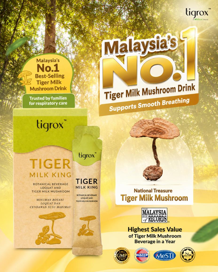 Tiger Milk King — Malaysia's No.1 Tiger Milk Mushroom drink