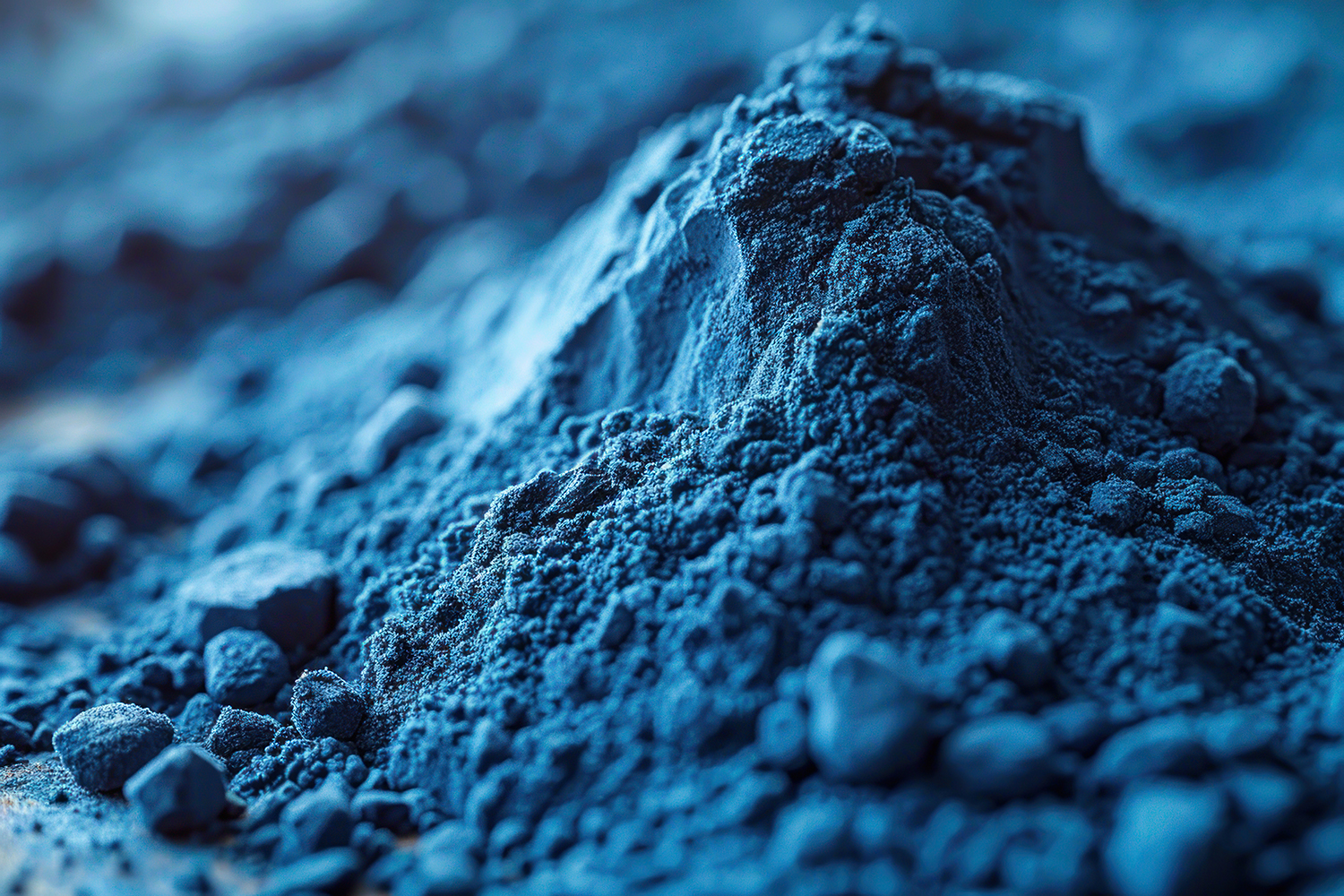 Blue spirulina powder