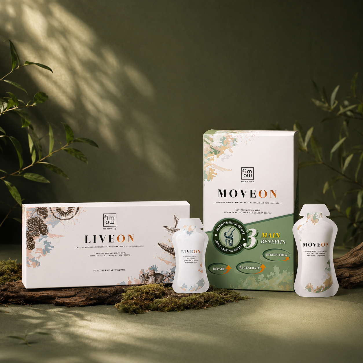 MOVEON 与 LIVEON 产品主视觉