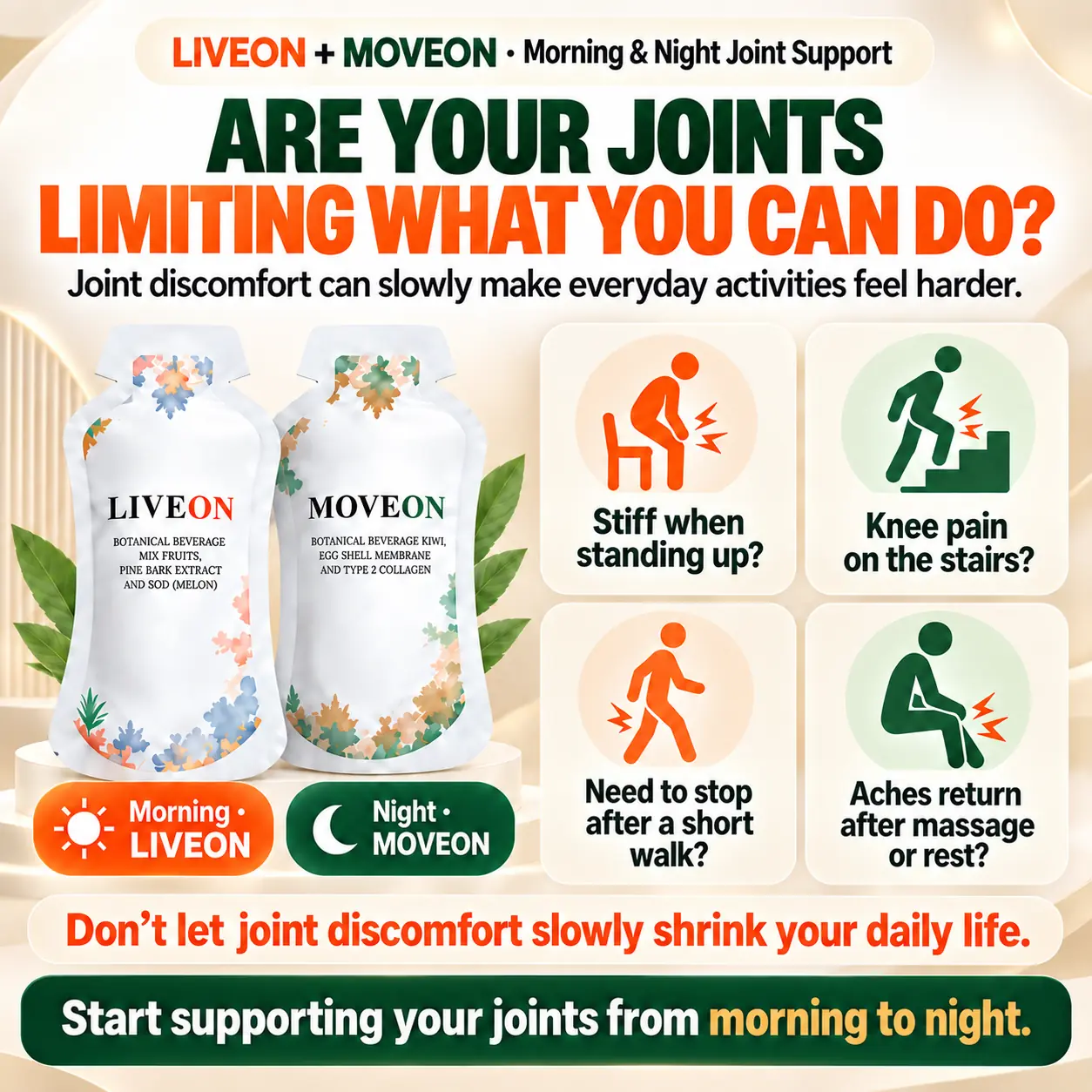 How joint discomfort can limit everyday movement