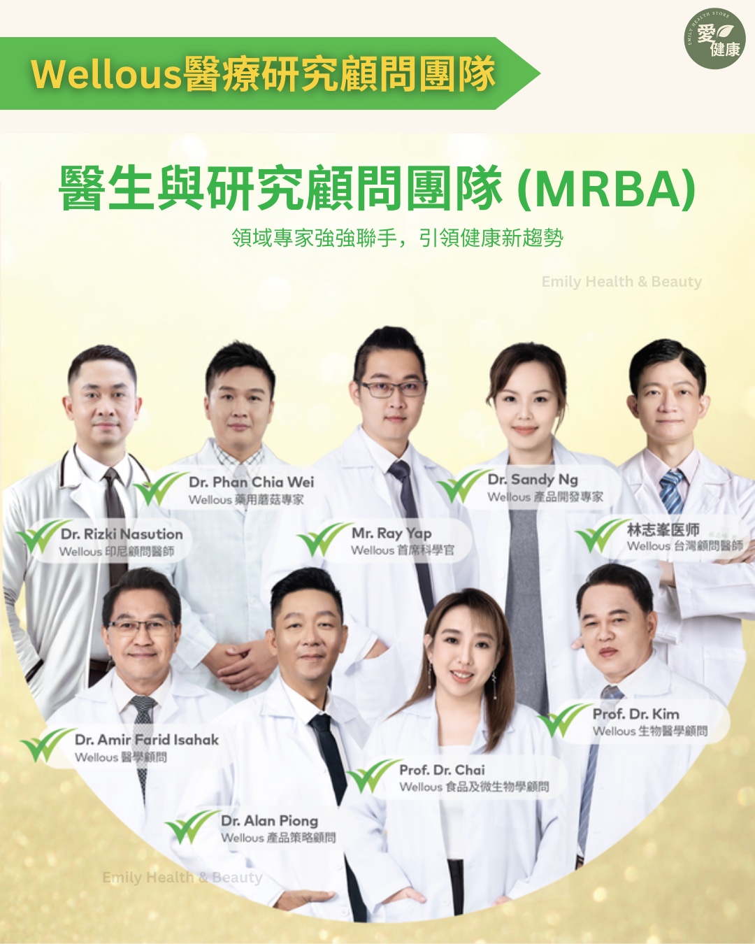 TIGROX 醫生與研究顧問團隊 MRBA