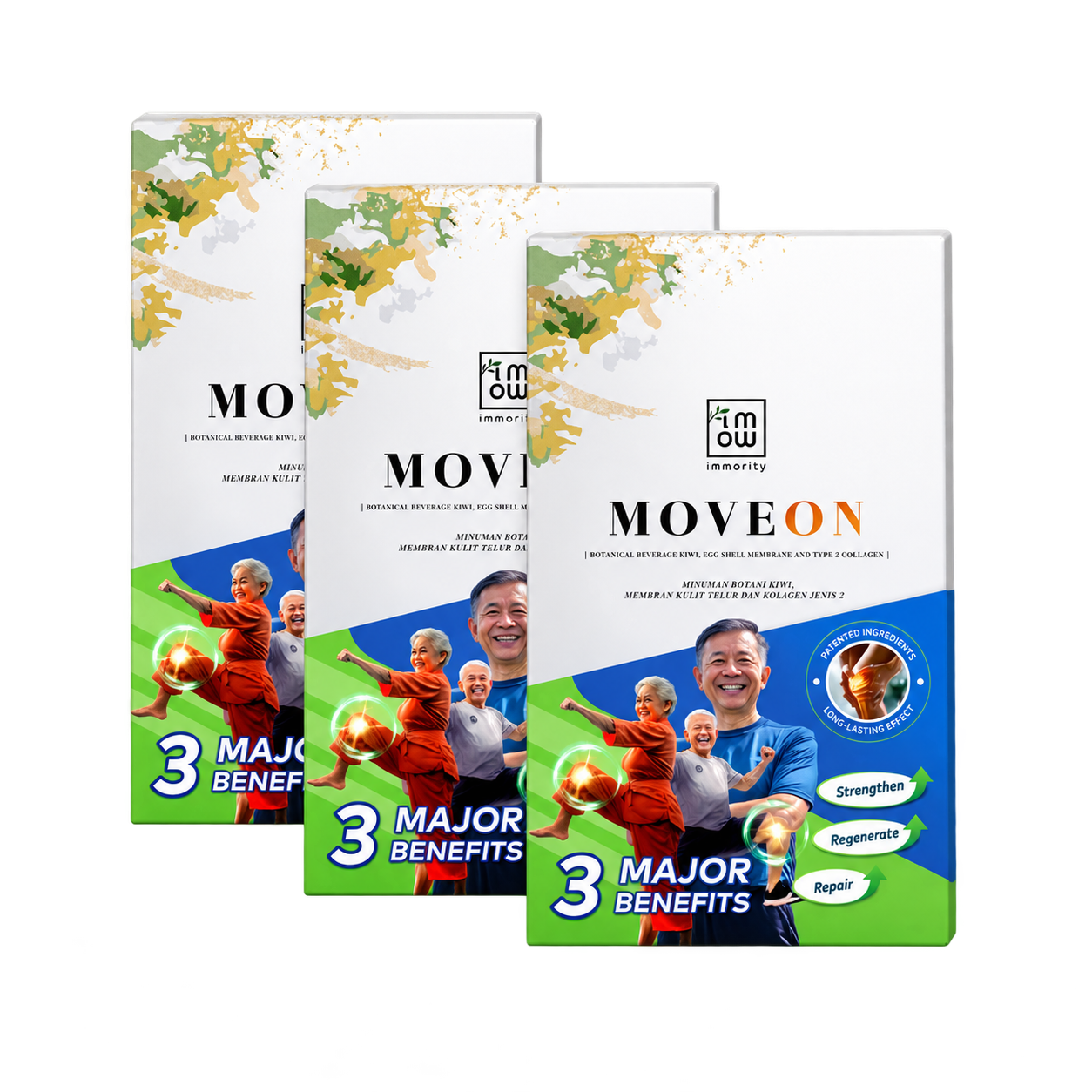 Most popular set with three boxes of MoveOn