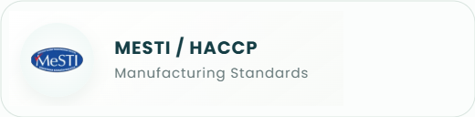 MeSTI and HACCP manufacturing standards